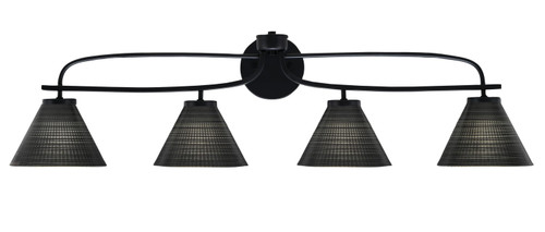 Toltec Lighting - 3914-MB-4059 - Four Light Bath Bar - Cavella - Matte Black