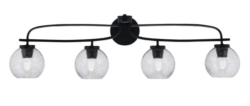 Toltec Lighting - 3914-MB-4102 - Four Light Bath Bar - Cavella - Matte Black