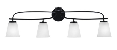Toltec Lighting - 3914-MB-460 - Four Light Bath Bar - Cavella - Matte Black