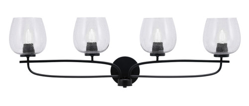Toltec Lighting - 3914-MB-4810 - Four Light Bath Bar - Cavella - Matte Black