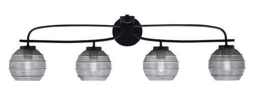 Toltec Lighting - 3914-MB-5112 - Four Light Bath Bar - Cavella - Matte Black