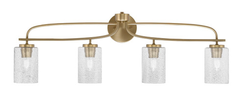Toltec Lighting - 3914-NAB-3002 - Four Light Bath Bar - Cavella - New Age Brass