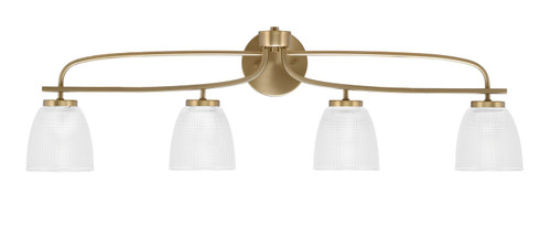 Toltec Lighting - 3914-NAB-500 - Four Light Bath Bar - Cavella - New Age Brass