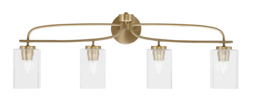 Toltec Lighting - 3914-NAB-530 - Four Light Bath Bar - Cavella - New Age Brass