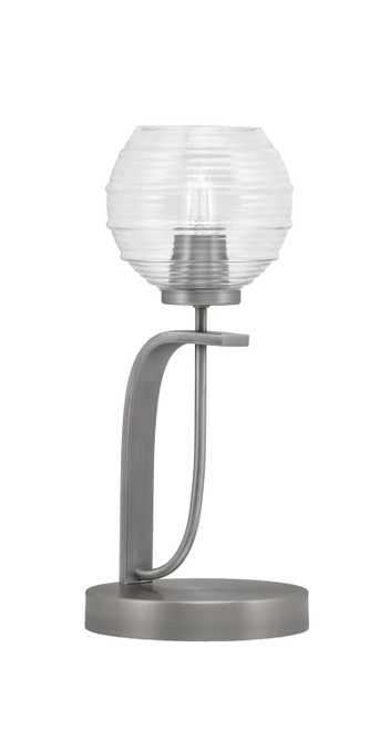 Toltec Lighting - 39-GP-5110 - One Light Table Lamp - Cavella - Graphite
