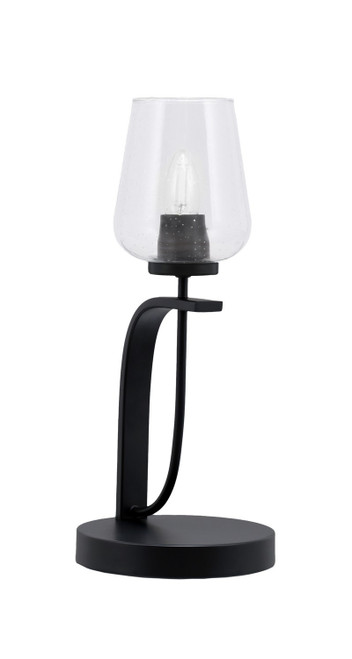 Toltec Lighting - 39-MB-210 - One Light Table Lamp - Cavella - Matte Black