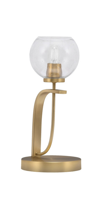 Toltec Lighting - 39-NAB-4100 - One Light Table Lamp - Cavella - New Age Brass