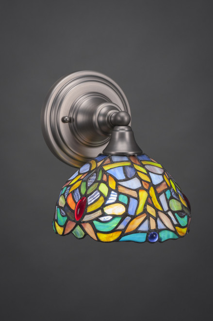 Toltec Lighting - 40-BN-9905 - One Light Wall Sconce - Any - Brushed Nickel