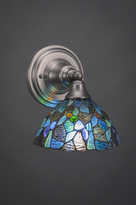 Toltec Lighting - 40-BN-9955 - One Light Wall Sconce - Any - Brushed Nickel