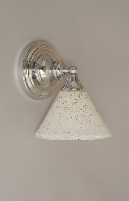 Toltec Lighting - 40-CH-7145 - One Light Wall Sconce - Any - Chrome