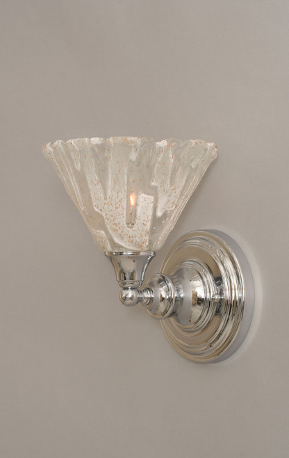 Toltec Lighting - 40-CH-7195 - One Light Wall Sconce - Any - Chrome