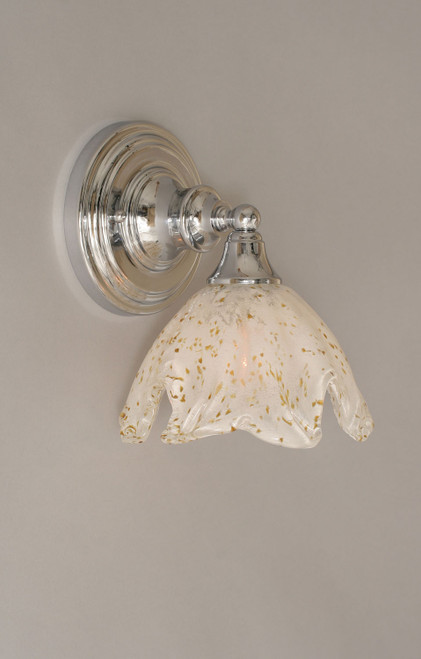 Toltec Lighting - 40-CH-755 - One Light Wall Sconce - Any - Chrome