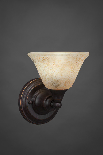 Toltec Lighting - 40-DG-508 - One Light Wall Sconce - Any - Dark Granite