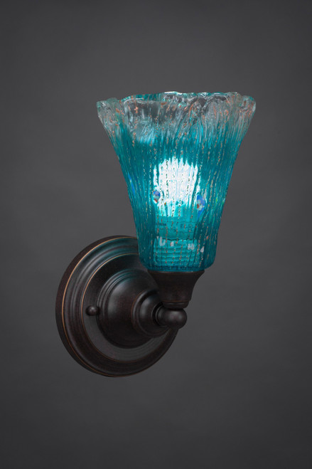 Toltec Lighting - 40-DG-725 - One Light Wall Sconce - Any - Dark Granite