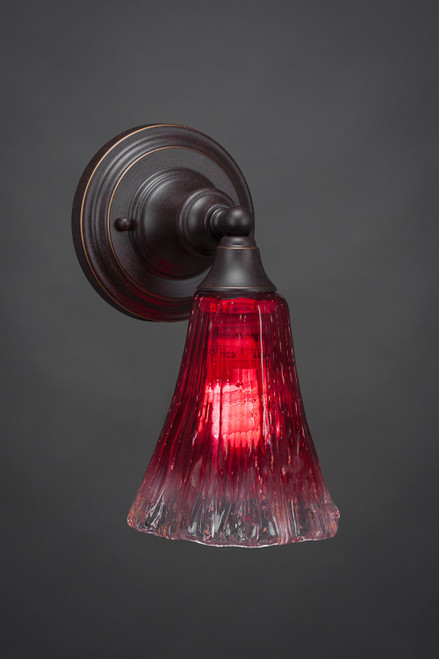 Toltec Lighting - 40-DG-726 - One Light Wall Sconce - Any - Dark Granite