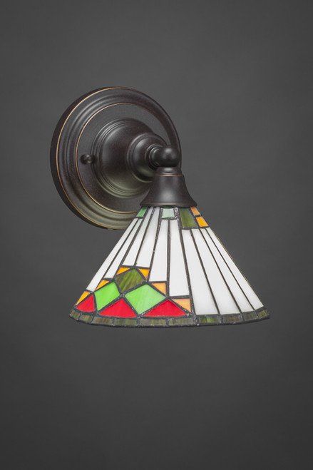 Toltec Lighting - 40-DG-9375 - One Light Wall Sconce - Any - Dark Granite