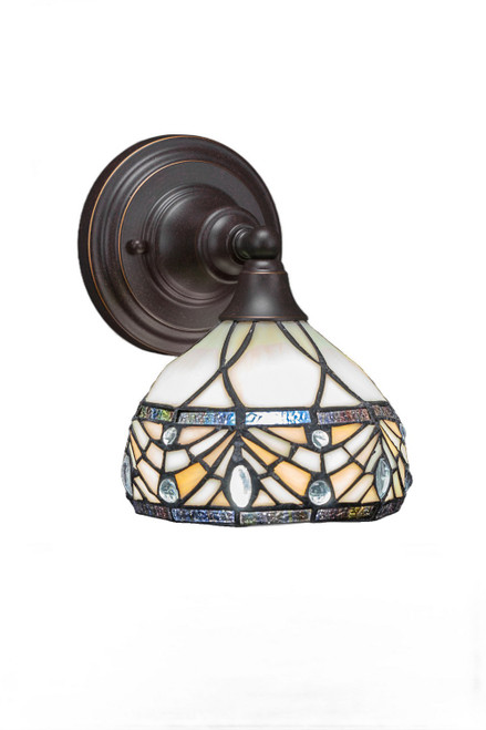 Toltec Lighting - 40-DG-9485 - One Light Wall Sconce - Any - Dark Granite