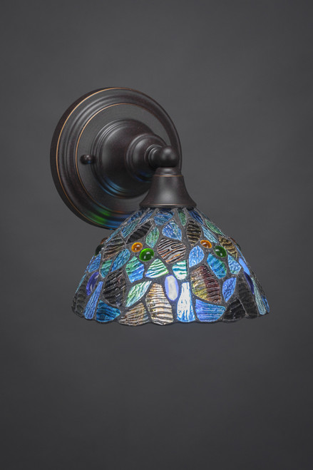 Toltec Lighting - 40-DG-9955 - One Light Wall Sconce - Any - Dark Granite