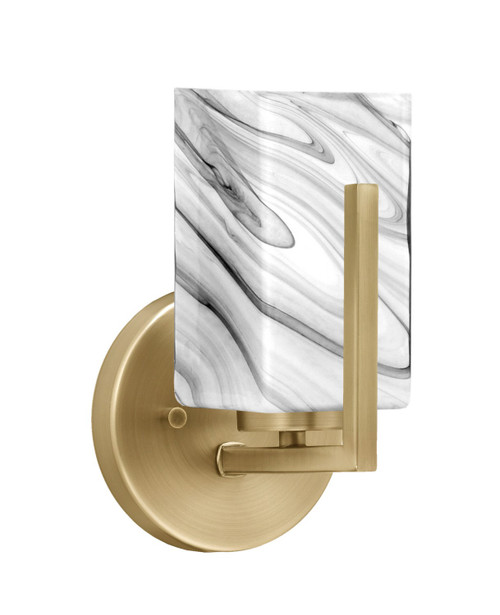 Toltec Lighting - 4511-NAB-549 - One Light Wall Sconce - Atlas - New Age Brass