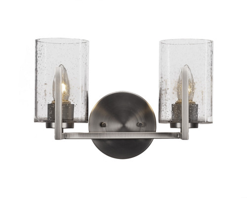 Toltec Lighting - 4512-GP-300 - Two Light Bath Bar - Atlas - Graphite