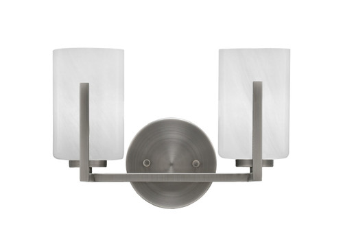 Toltec Lighting - 4512-GP-3001 - Two Light Bath Bar - Atlas - Graphite