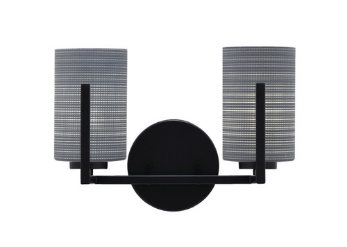 Toltec Lighting - 4512-MB-4062 - Two Light Bath Bar - Atlas - Matte Black