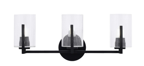 Toltec Lighting - 4513-MB-300 - Three Light Bath Bar - Atlas - Matte Black