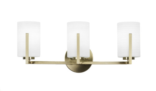Toltec Lighting - 4513-NAB-4061 - Three Light Bath Bar - Atlas - New Age Brass