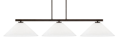 Toltec Lighting - 4523-DG-318 - Three Light Bar - Atlas - Dark Granite