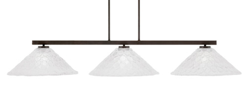 Toltec Lighting - 4523-DG-411 - Three Light Bar - Atlas - Dark Granite