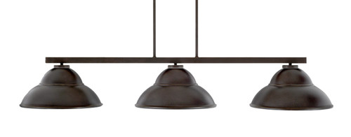 Toltec Lighting - 4523-DG-428 - Three Light Bar - Atlas - Dark Granite
