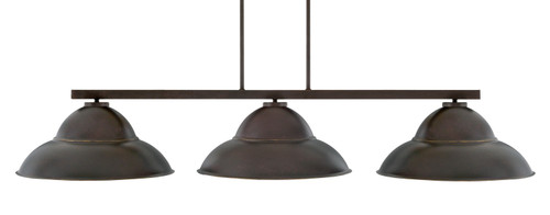Toltec Lighting - 4523-DG-429 - Three Light Bar - Atlas - Dark Granite