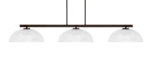 Toltec Lighting - 4523-DG-540 - Three Light Bar - Atlas - Dark Granite