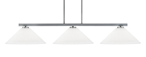 Toltec Lighting - 4523-GP-318 - Three Light Island Pendant - Atlas - Graphite