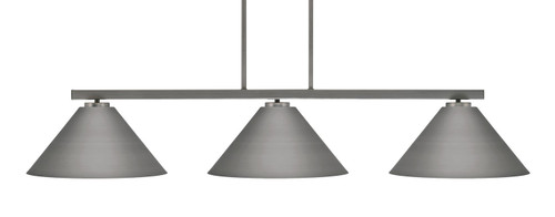 Toltec Lighting - 4523-GP-420 - Three Light Bar - Atlas - Graphite