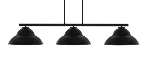 Toltec Lighting - 4523-MB-428 - Three Light Bar - Atlas - Matte Black