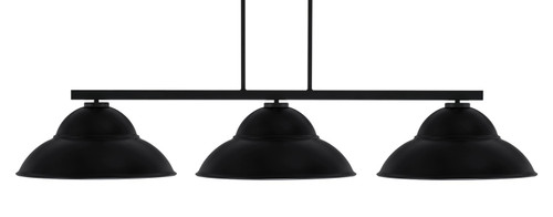 Toltec Lighting - 4523-MB-429 - Three Light Bar - Atlas - Matte Black