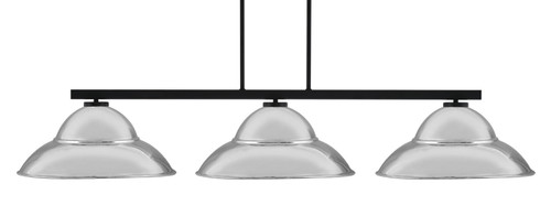 Toltec Lighting - 4523-MB-429-CH - Three Light Bar - Atlas - Matte Black