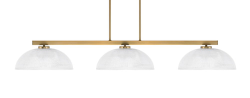 Toltec Lighting - 4523-NAB-540 - Three Light Bar - Atlas - New Age Brass