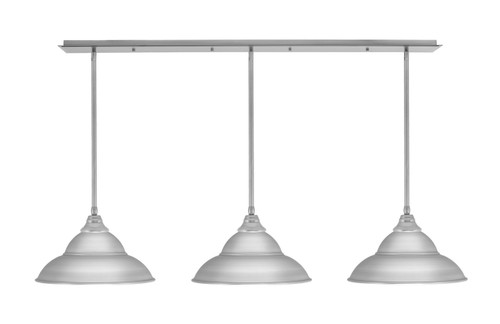 Toltec Lighting - 48-BN-429-BN - Three Light Linear Pendalier - Stem - Brushed Nickel
