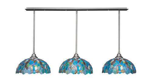 Toltec Lighting - 48-BN-995 - Three Light Multi Light Pendant - Any - Brushed Nickel