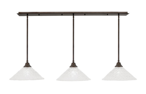 Toltec Lighting - 48-BRZ-411 - Three Light Multi Light Pendant - Any - Bronze