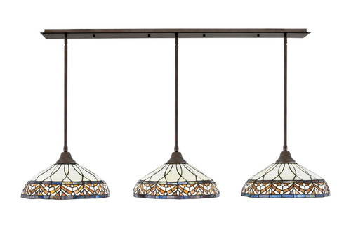 Toltec Lighting - 48-BRZ-948 - Three Light Multi Light Pendant - Any - Bronze