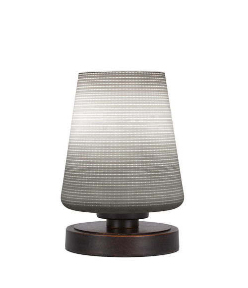 Toltec Lighting - 51-DG-4031 - One Light Table Lamp - Luna - Dark Granite