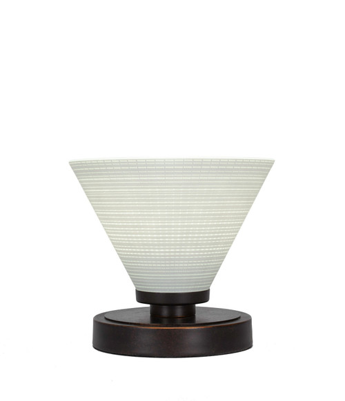 Toltec Lighting - 51-DG-4051 - One Light Table Lamp - Luna - Dark Granite