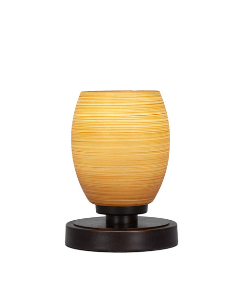 Toltec Lighting - 51-DG-625 - One Light Table Lamp - Luna - Dark Granite