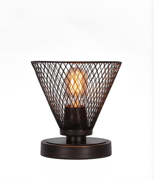 Toltec Lighting - 51-DG-805-LED18A - One Light Table Lamp - Luna - Dark Granite