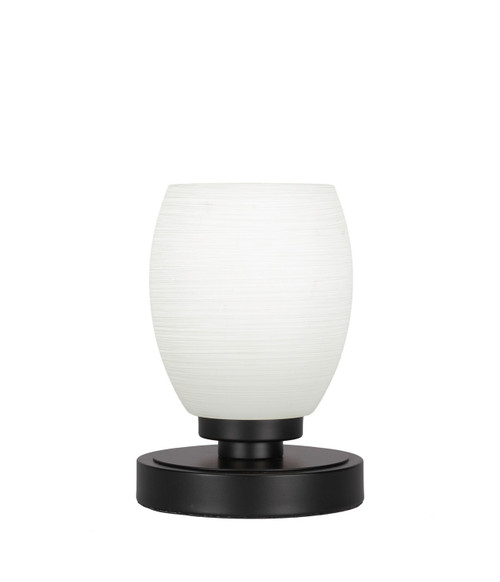 Toltec Lighting - 51-MB-615 - One Light Table Lamp - Luna - Matte Black