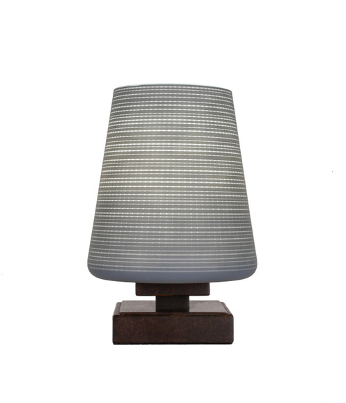 Toltec Lighting - 52-DG-4032 - One Light Table Lamp - Luna - Dark Granite