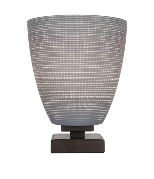 Toltec Lighting - 52-DG-4072 - One Light Table Lamp - Luna - Dark Granite